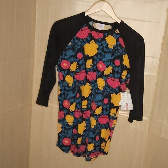 Lularoe Womens New Stripe Floral Long Sleeve Tunic Bundle Small - Picture 2 of 9